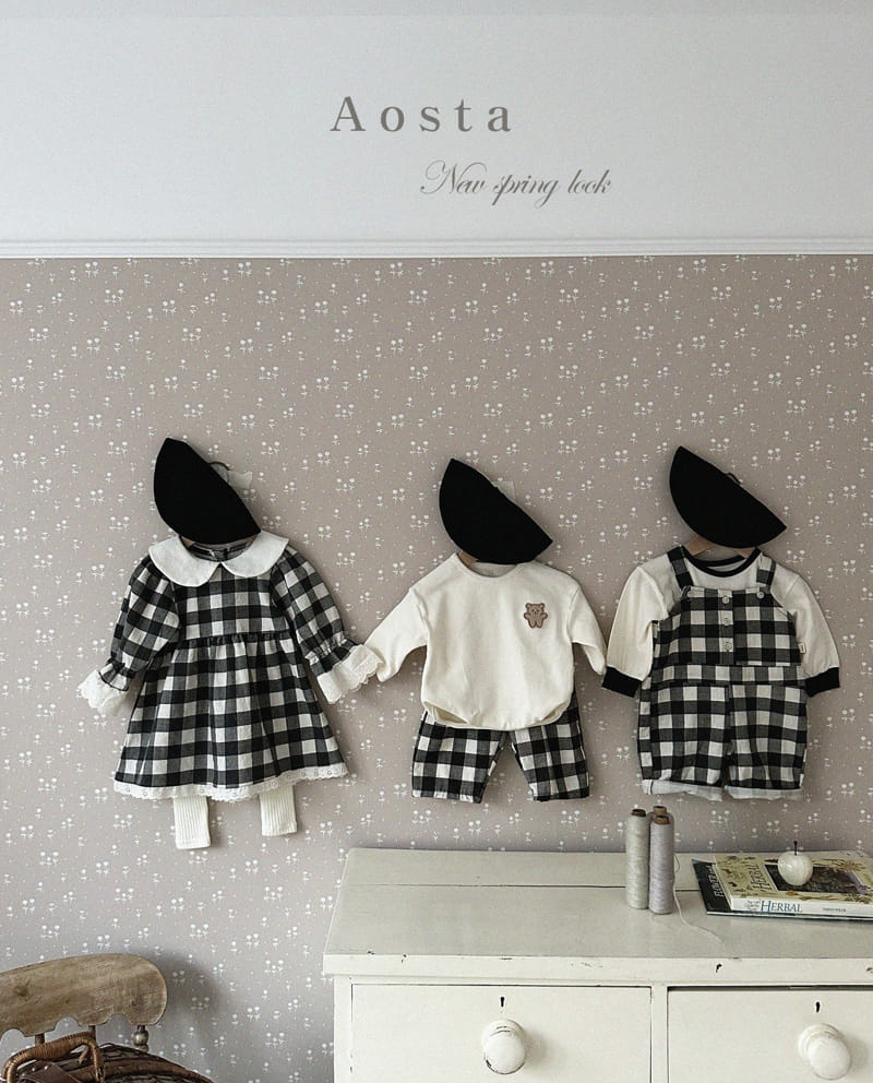 Aosta - Korean Baby Fashion - #babyoutfit - cotton Overalls - 12