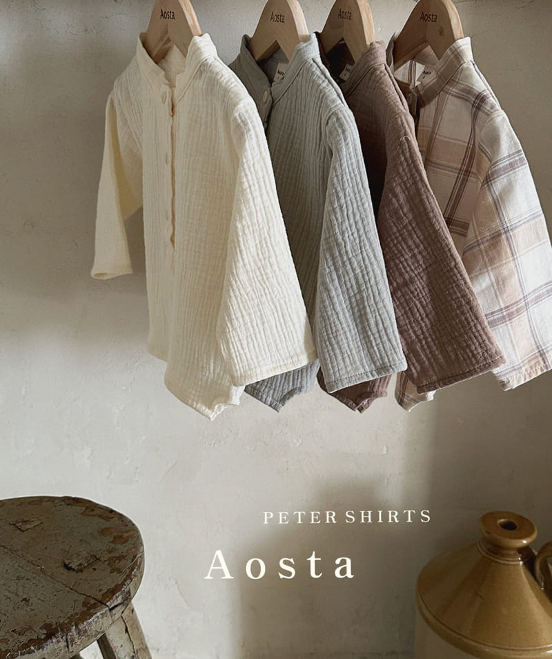 Aosta - Korean Baby Fashion - #babyoutfit - Peter Shirt - 2