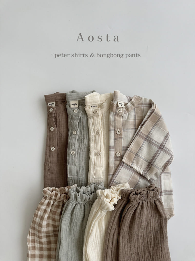 Aosta - Korean Baby Fashion - #babyoutfit - Peter Shirt - 3