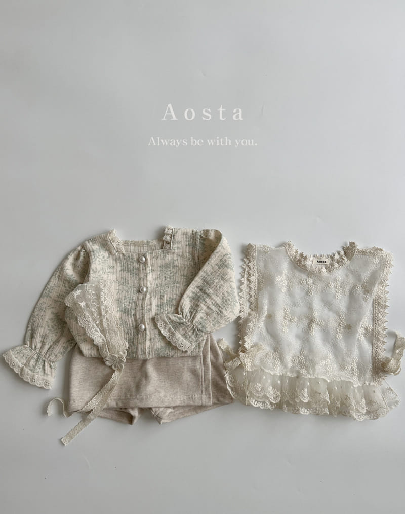 Aosta - Korean Children Fashion - #Kfashion4kids - Lace Vest - 5