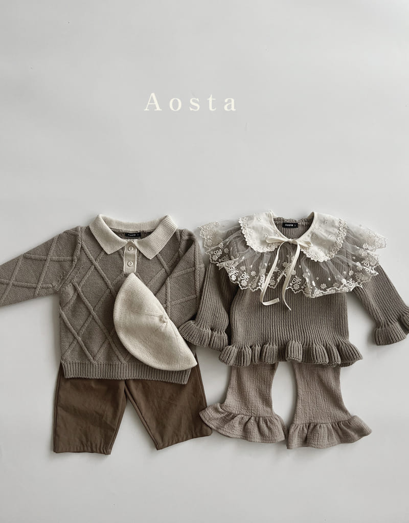Aosta - Korean Children Fashion - #Kfashion4kids - Nijou Knit Tee - 5