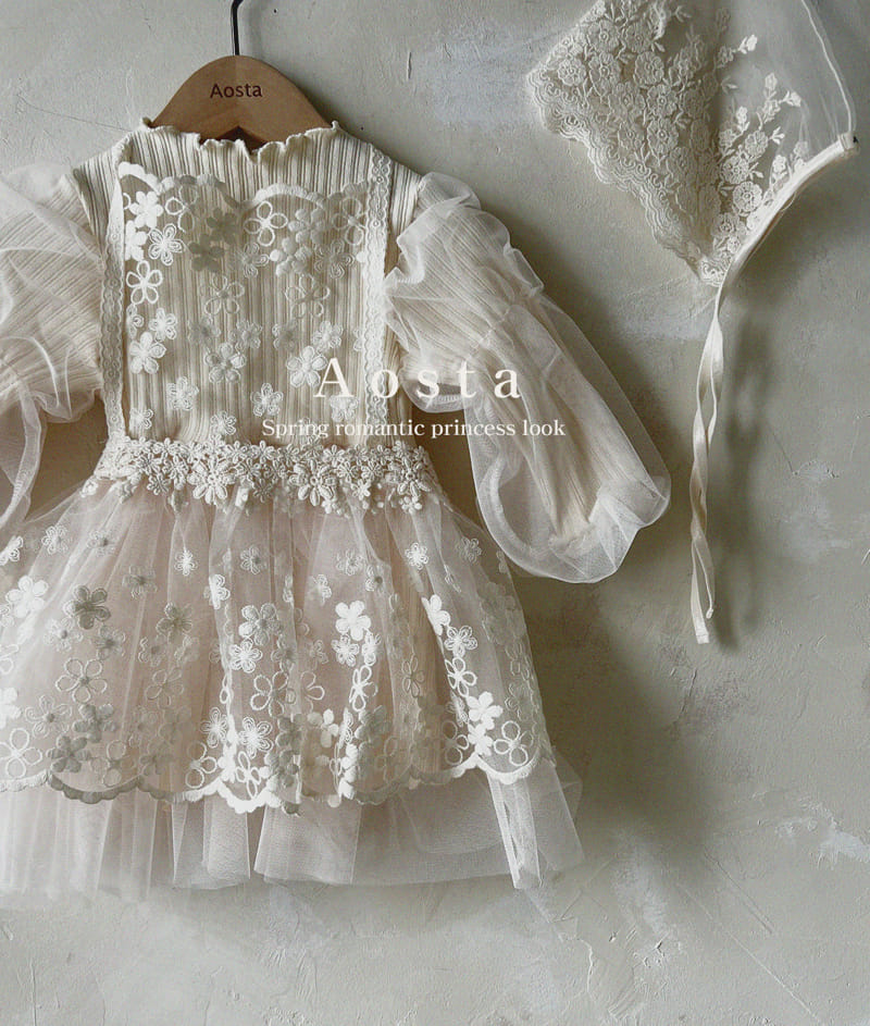 Aosta - Korean Children Fashion - #childofig - Camellia One-piece - 9