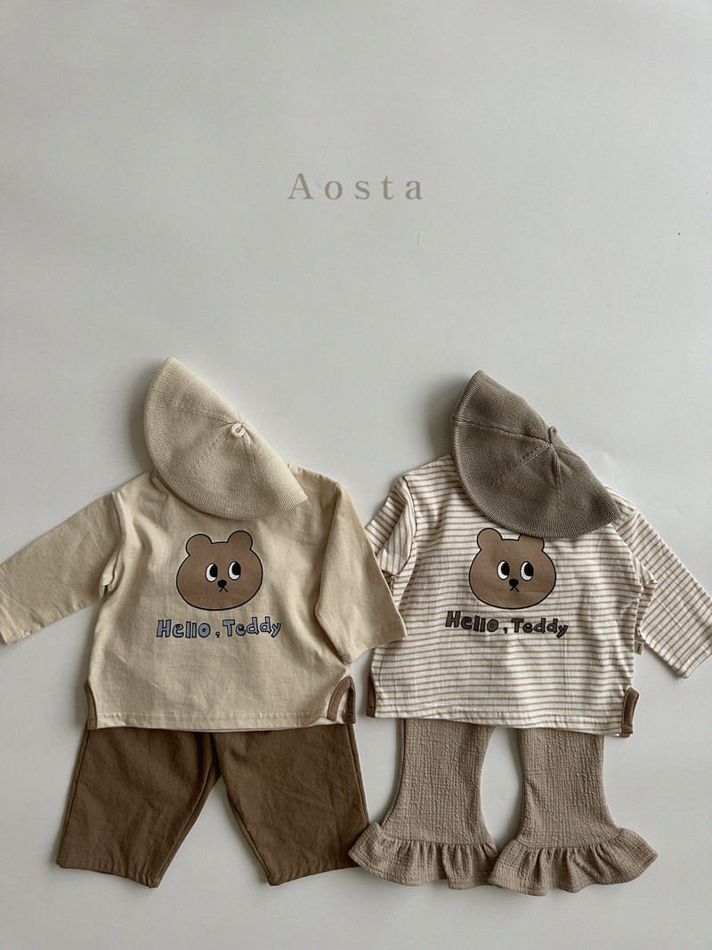 Aosta - Korean Children Fashion - #childofig - Bear Bear Toto Tee - 2