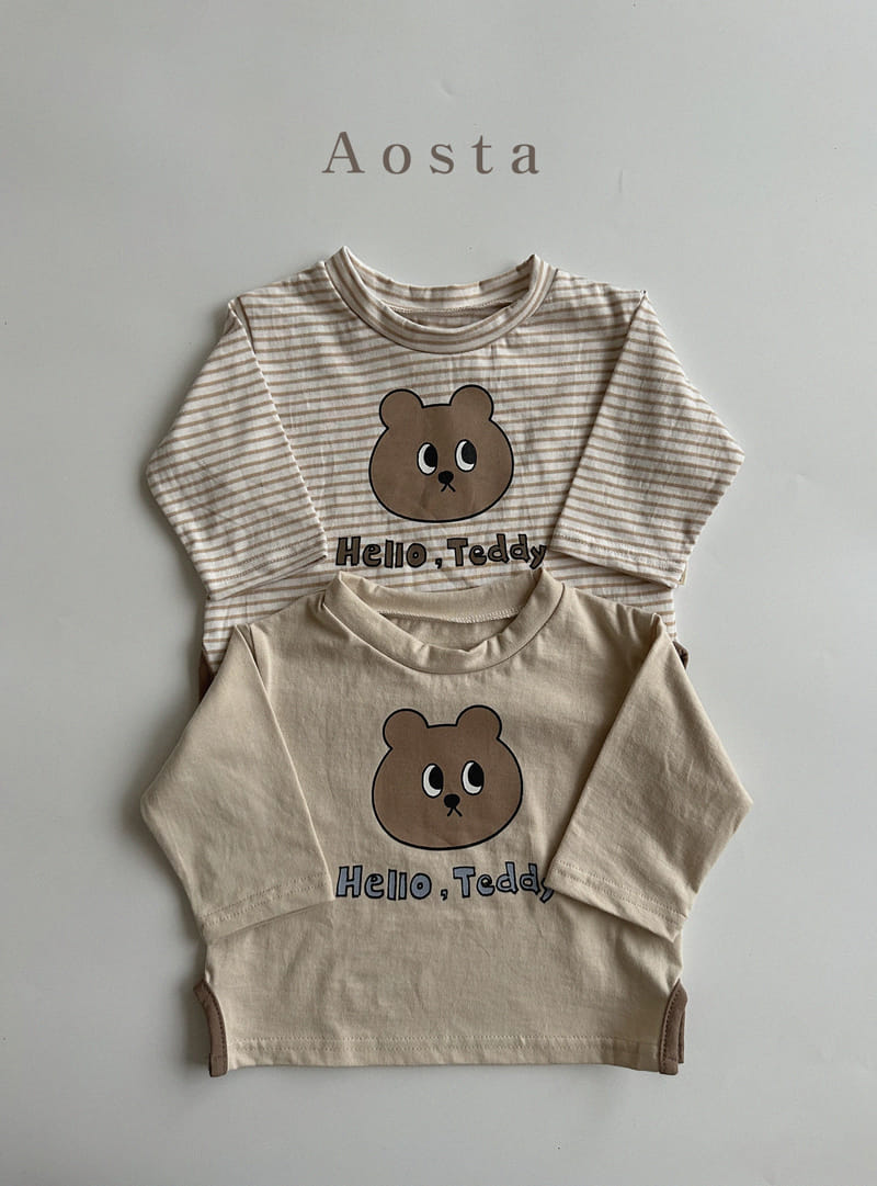Aosta - Korean Children Fashion - #childrensboutique - Bear Bear Toto Tee - 3