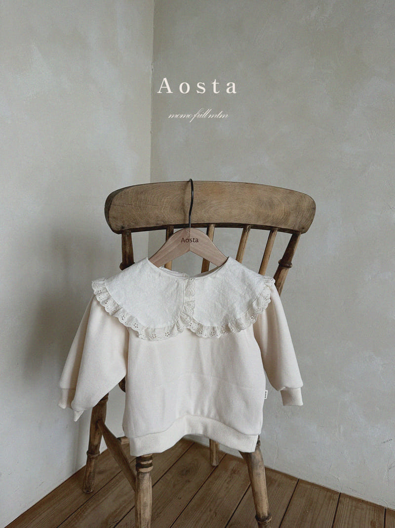 Aosta - Korean Children Fashion - #childrensboutique - Bambam Frill Sweatshirt - 2