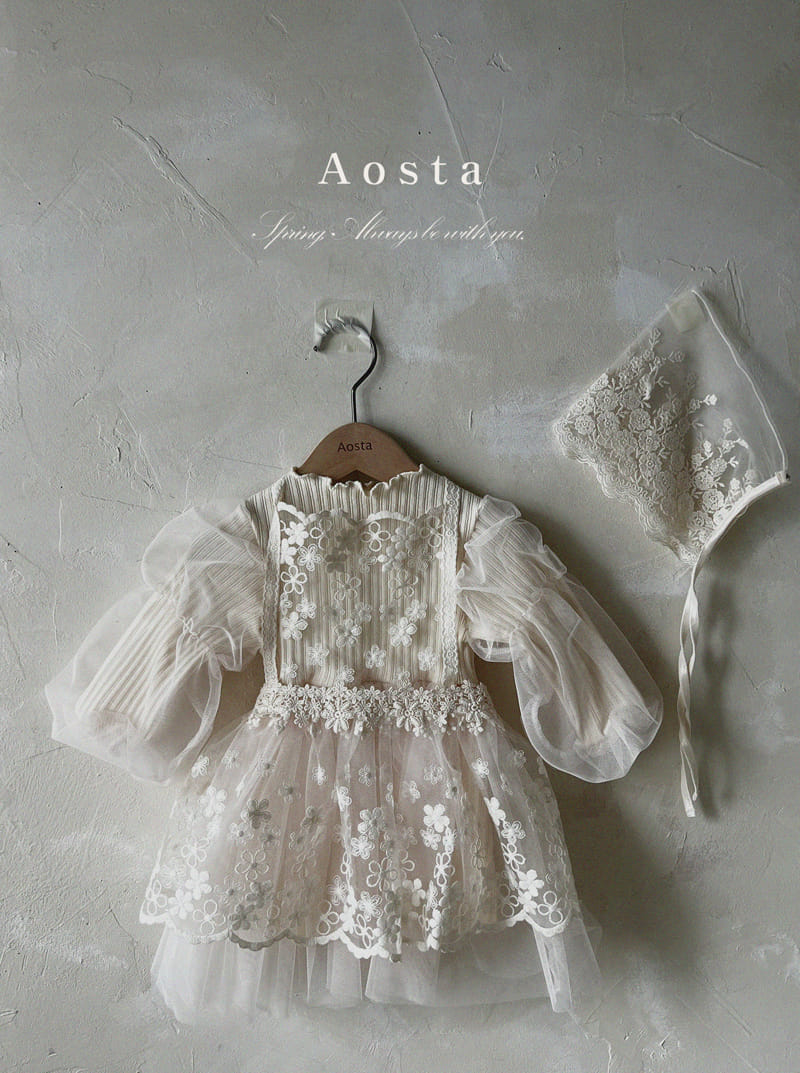 Aosta - Korean Children Fashion - #designkidswear - Camellia One-piece - 11
