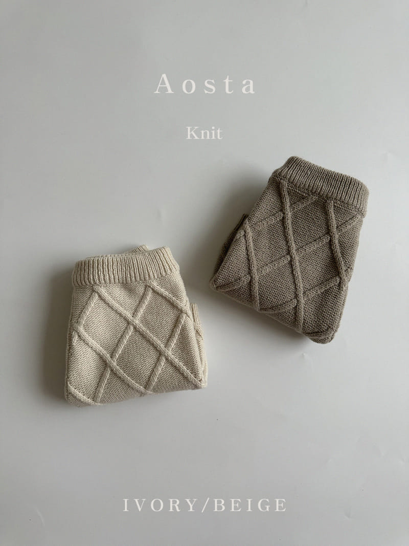 Aosta - Korean Children Fashion - #designkidswear - Dandy Knit Pants - 3