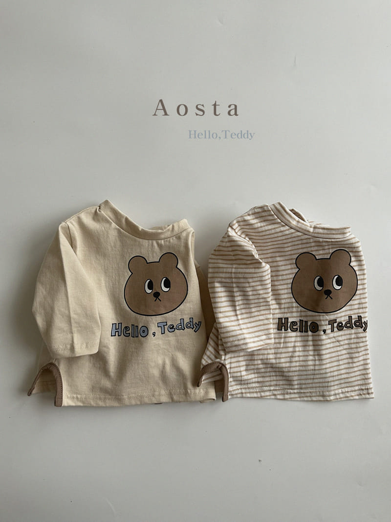 Aosta - Korean Children Fashion - #childrensboutique - Bear Bear Toto Tee - 4