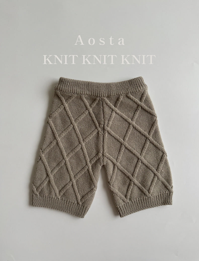 Aosta - Korean Children Fashion - #designkidswear - Dandy Knit Pants - 4