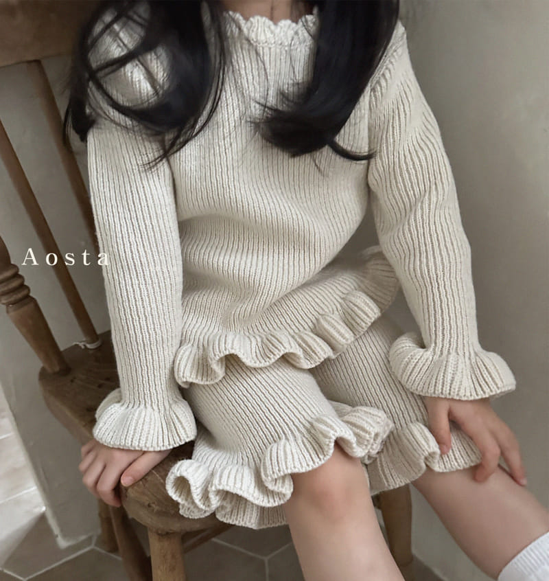 Aosta - Korean Children Fashion - #discoveringself - Nijou Knit Pants - 4