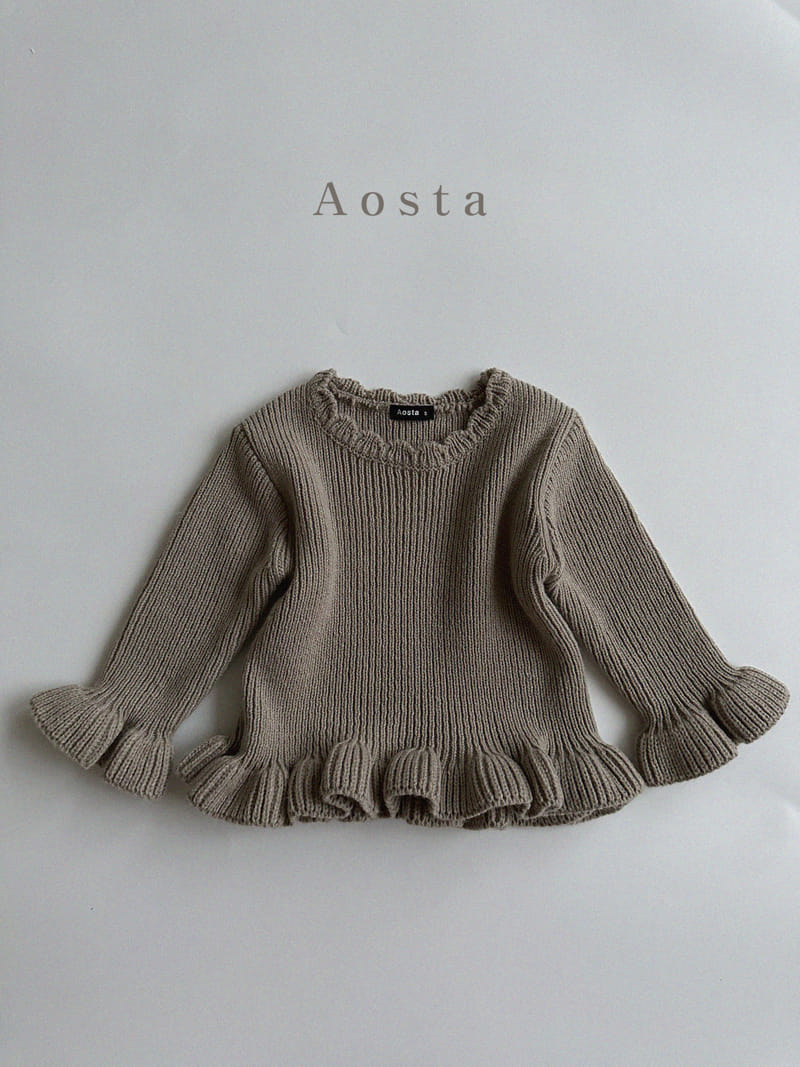 Aosta - Korean Children Fashion - #fashionkids - Nijou Knit Tee