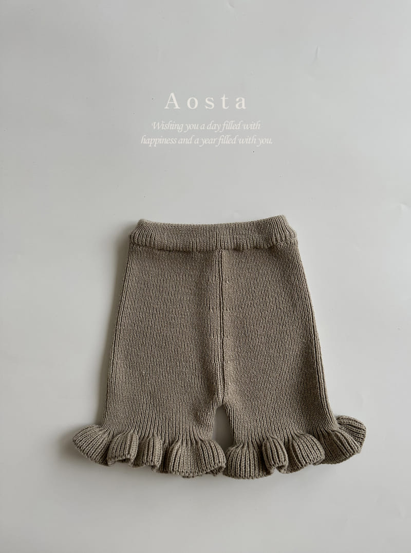 Aosta - Korean Children Fashion - #kidsshorts - Nijou Knit Pants - 5