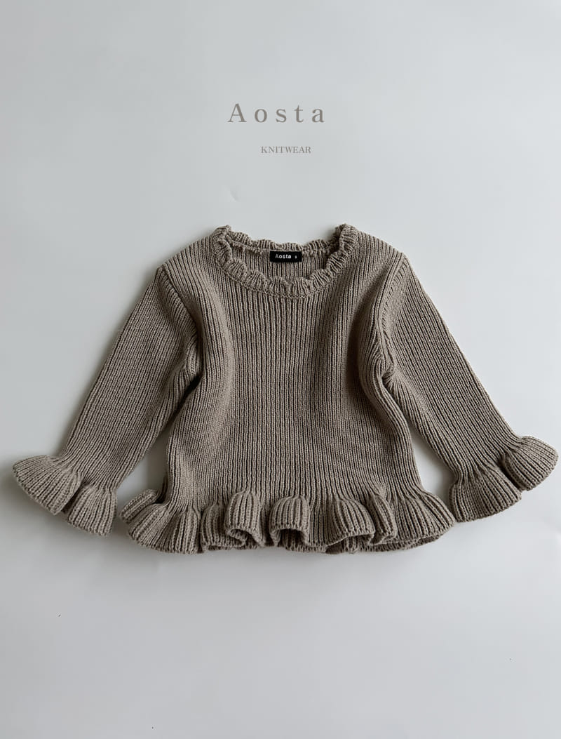 Aosta - Korean Children Fashion - #kidsshorts - Nijou Knit Tee - 2