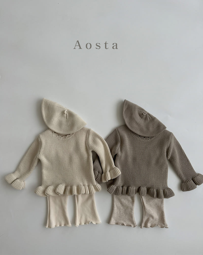 Aosta - Korean Children Fashion - #kidsstore - Nijou Knit Tee - 3