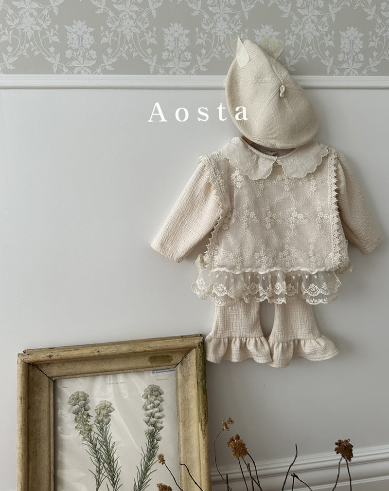 Aosta - Korean Children Fashion - #kidsstore - Lace Vest - 4