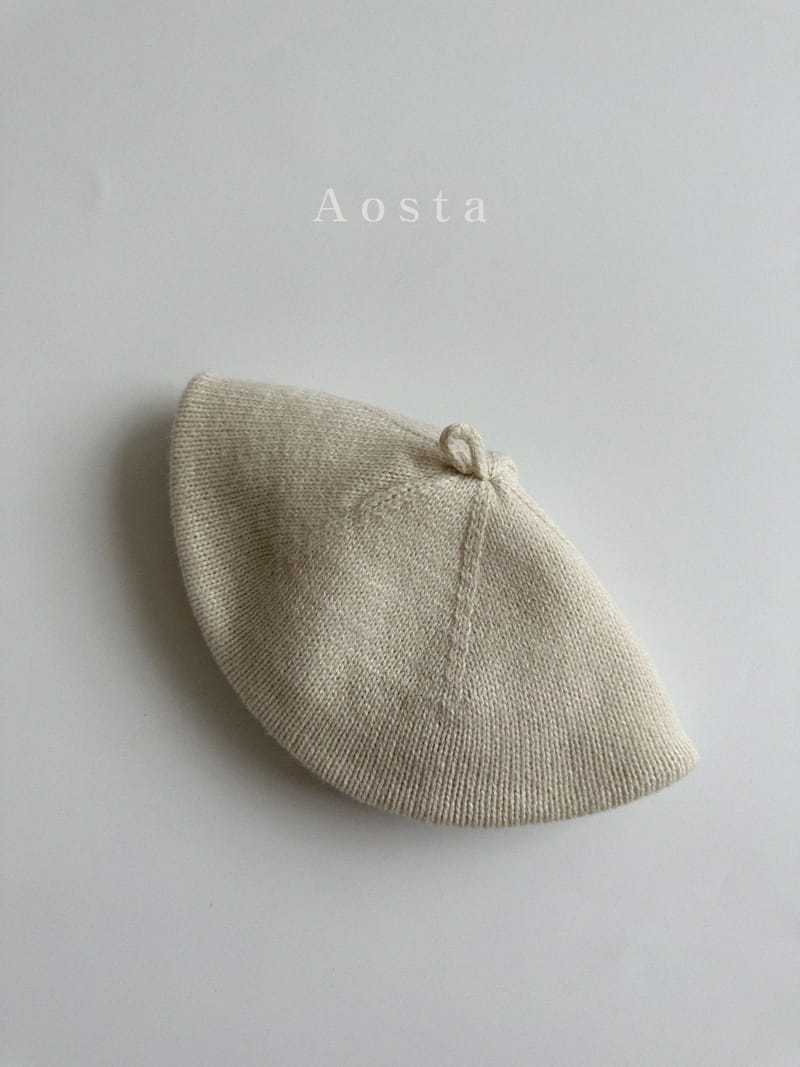 Aosta - Korean Children Fashion - #kidsstore - Knit Beret Hat - 4