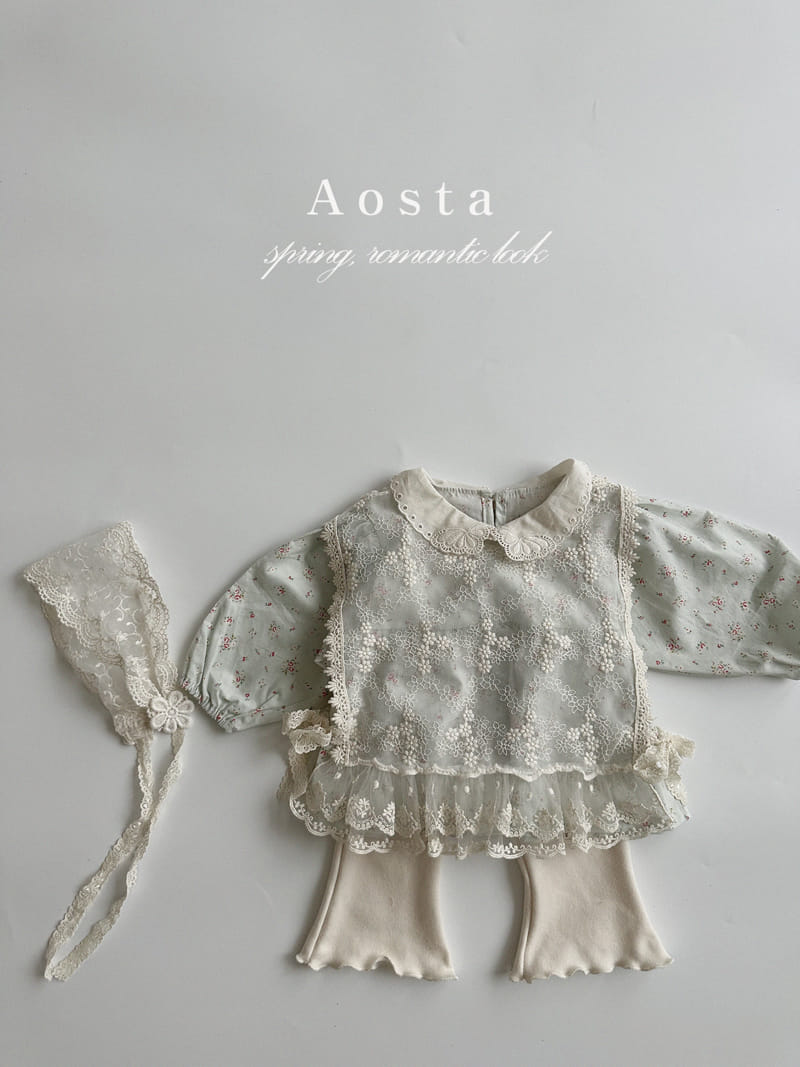 Aosta - Korean Children Fashion - #littlefashionista - Lace Vest - 6