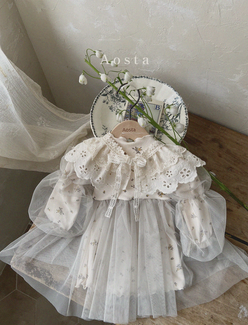 Aosta - Korean Children Fashion - #Kfashion4kids - Camellia One-piece - 4