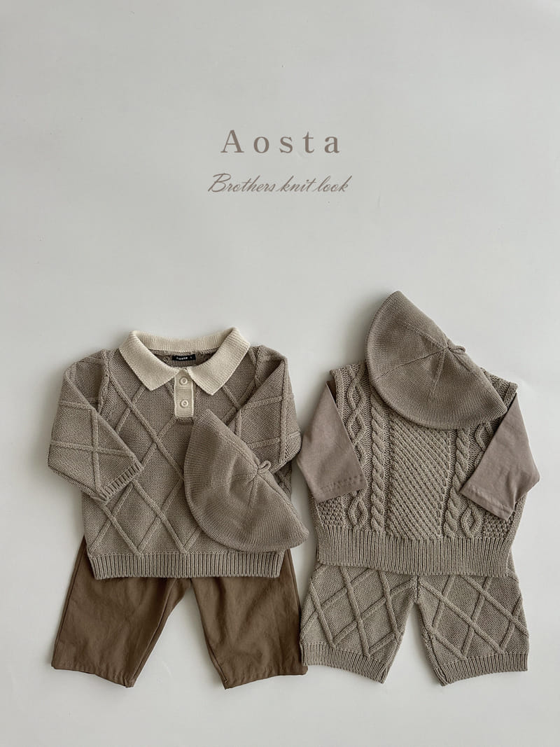 Aosta - Korean Children Fashion - #littlefashionista - Dandy Knit Pants - 10