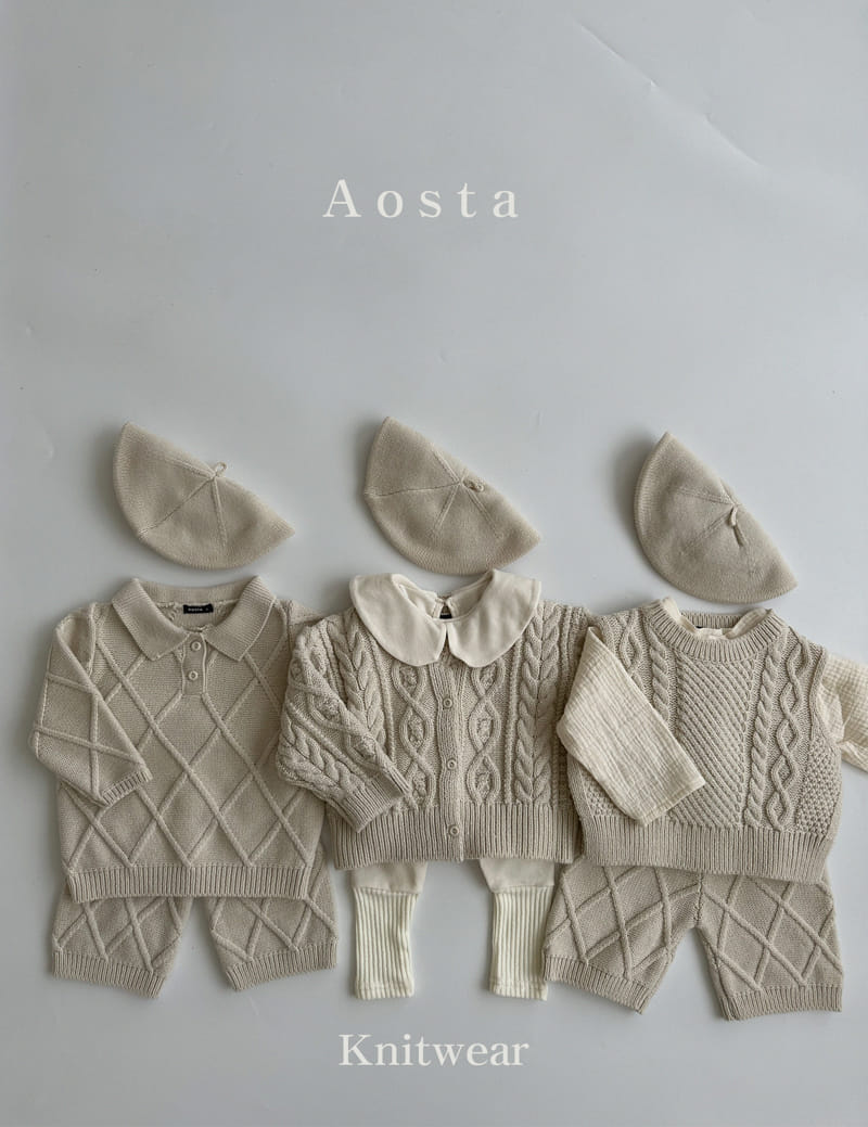 Aosta - Korean Children Fashion - #littlefashionista - Dandy Knit Collar Tee - 8