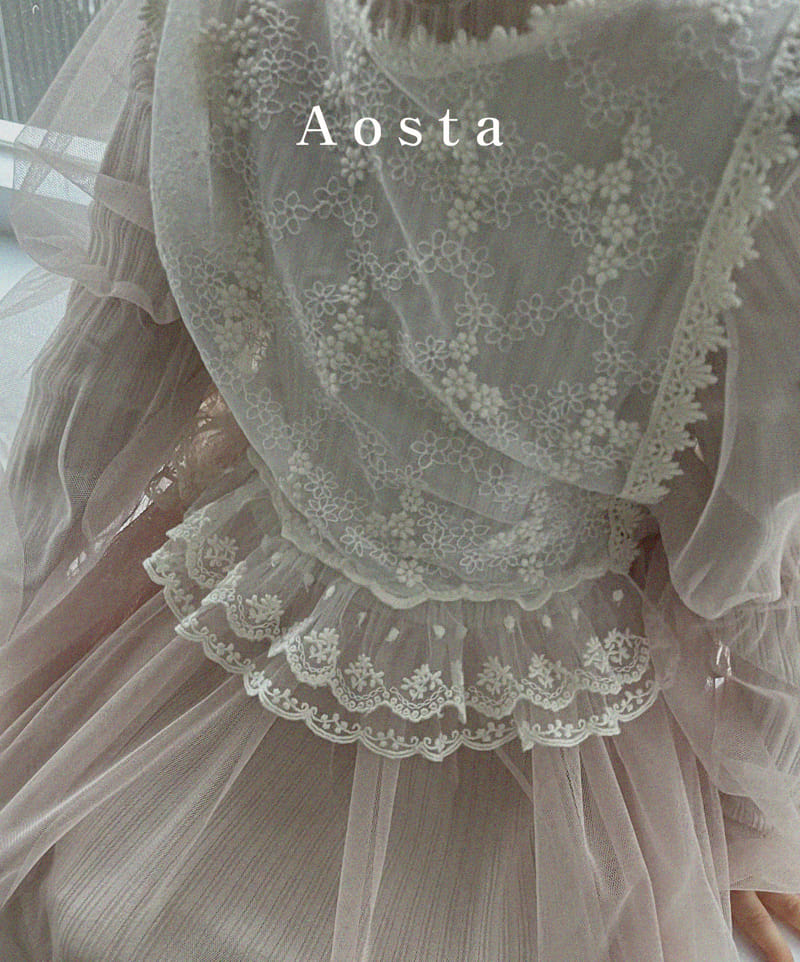 Aosta - Korean Children Fashion - #magicofchildhood - Lace Vest - 7