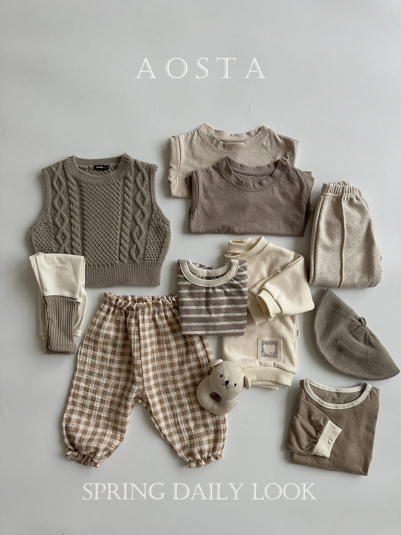 Aosta - Korean Children Fashion - #magicofchildhood - Knit Vest - 8