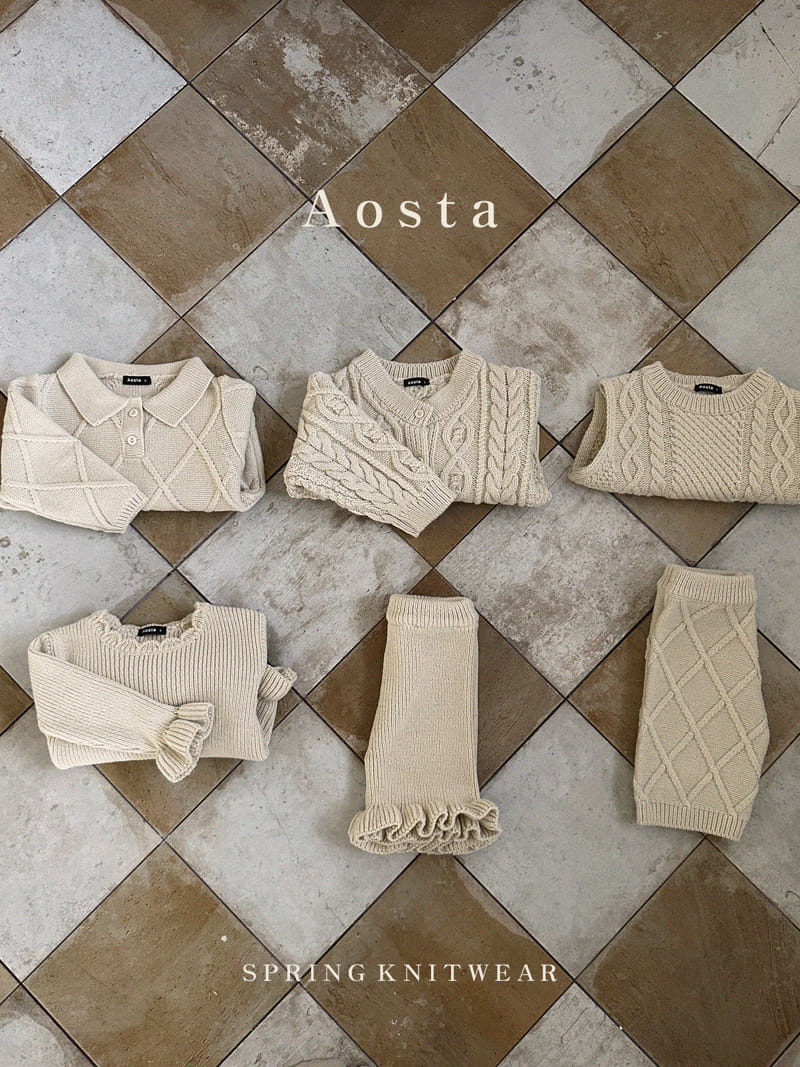 Aosta - Korean Children Fashion - #minifashionista - Dandy Knit Collar Tee - 10