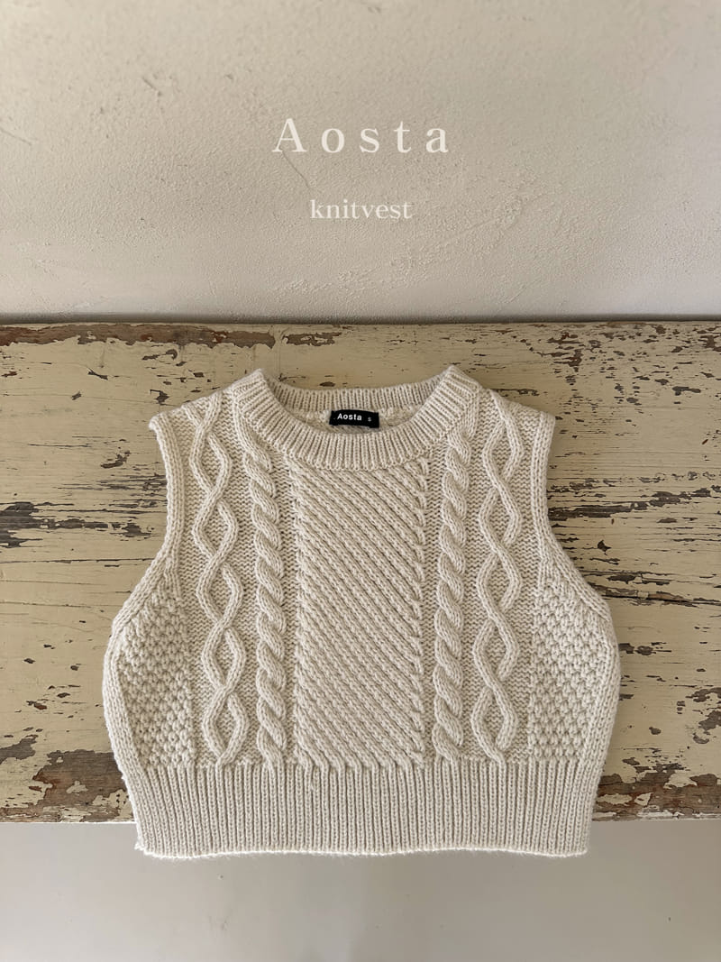 Aosta - Korean Children Fashion - #todddlerfashion - Knit Vest - 11