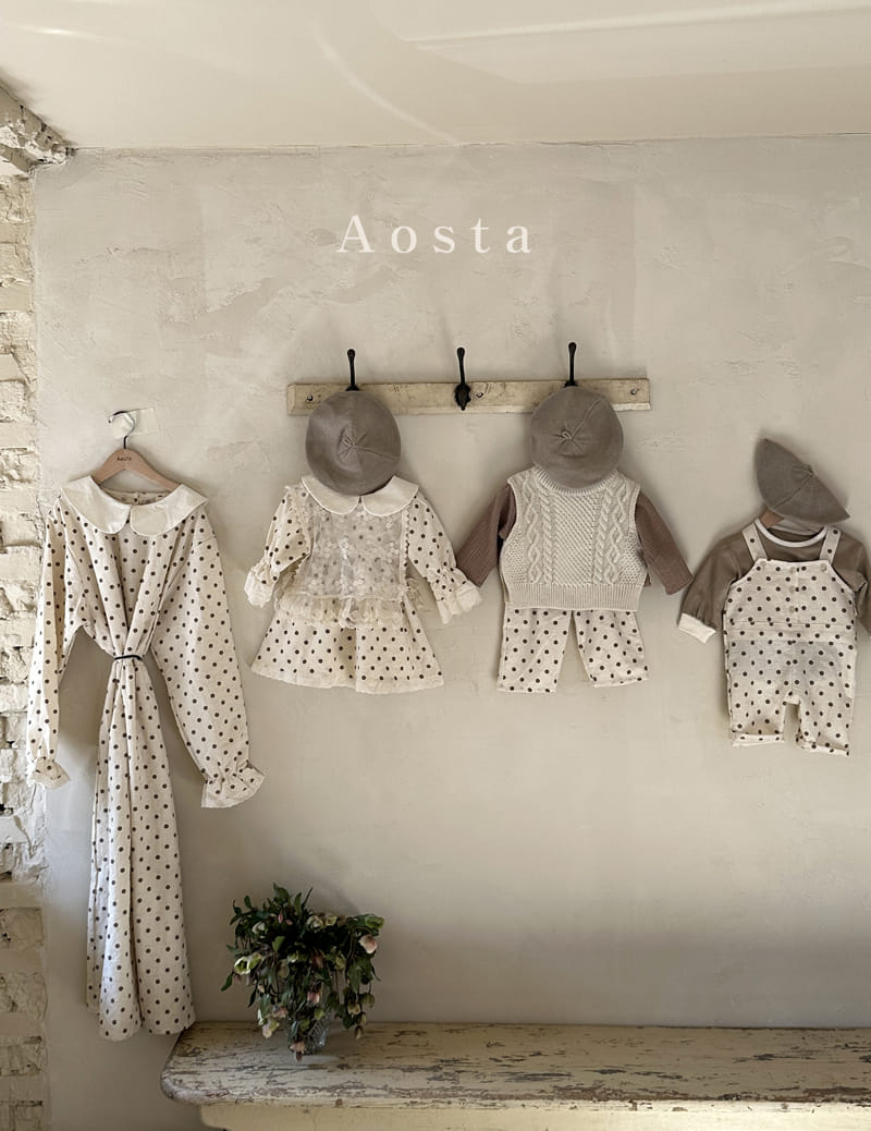 Aosta - Korean Children Fashion - #toddlerclothing - Lace Vest - 11