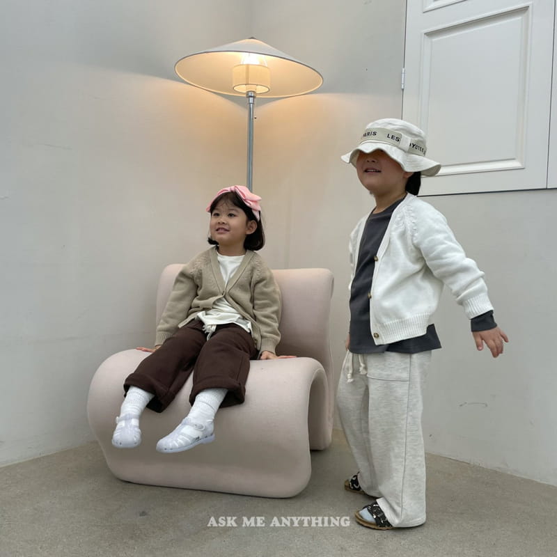 Ask Me Anything - Korean Children Fashion - #discoveringself - Basic Cardigan - 4