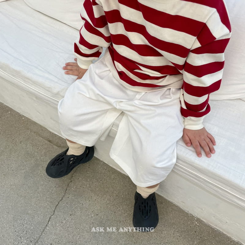 Ask Me Anything - Korean Children Fashion - #stylishchildhood - Stripes Tee - 10
