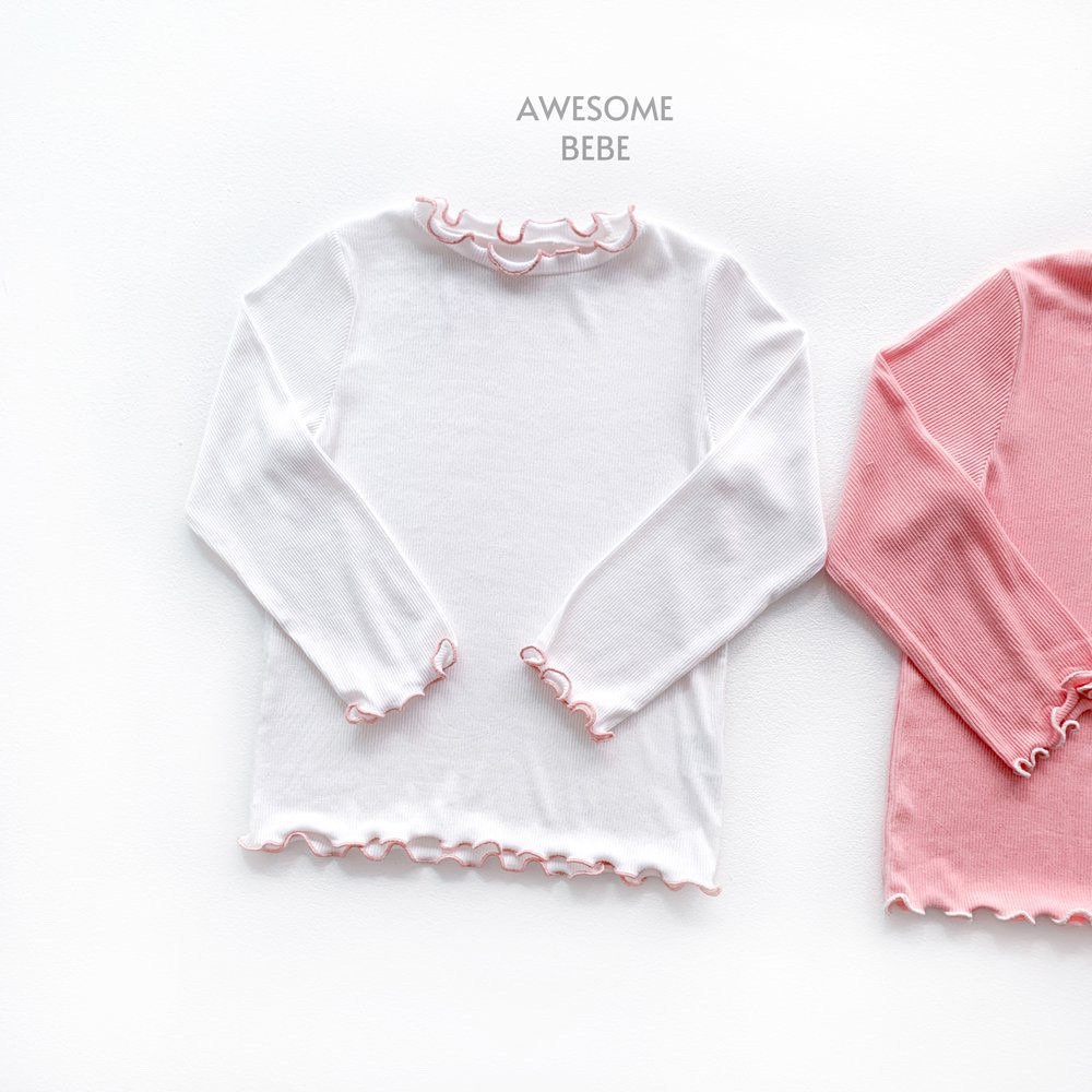 Awesome Bebe - Korean Children Fashion - #designkidswear - Rib Terry Tee - 2