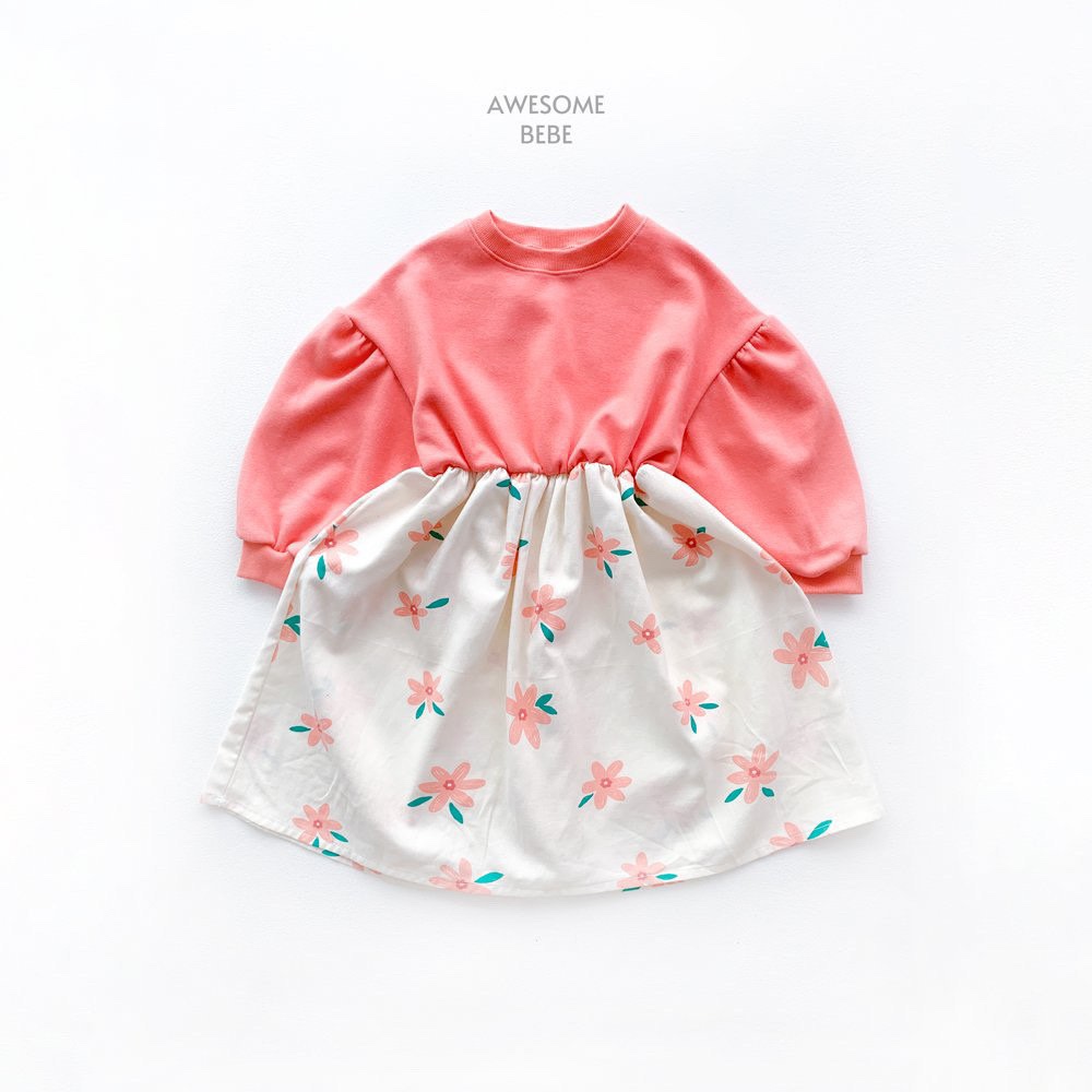 Awesome Bebe - Korean Children Fashion - #prettylittlegirls - Spring Flower One-piece - 2