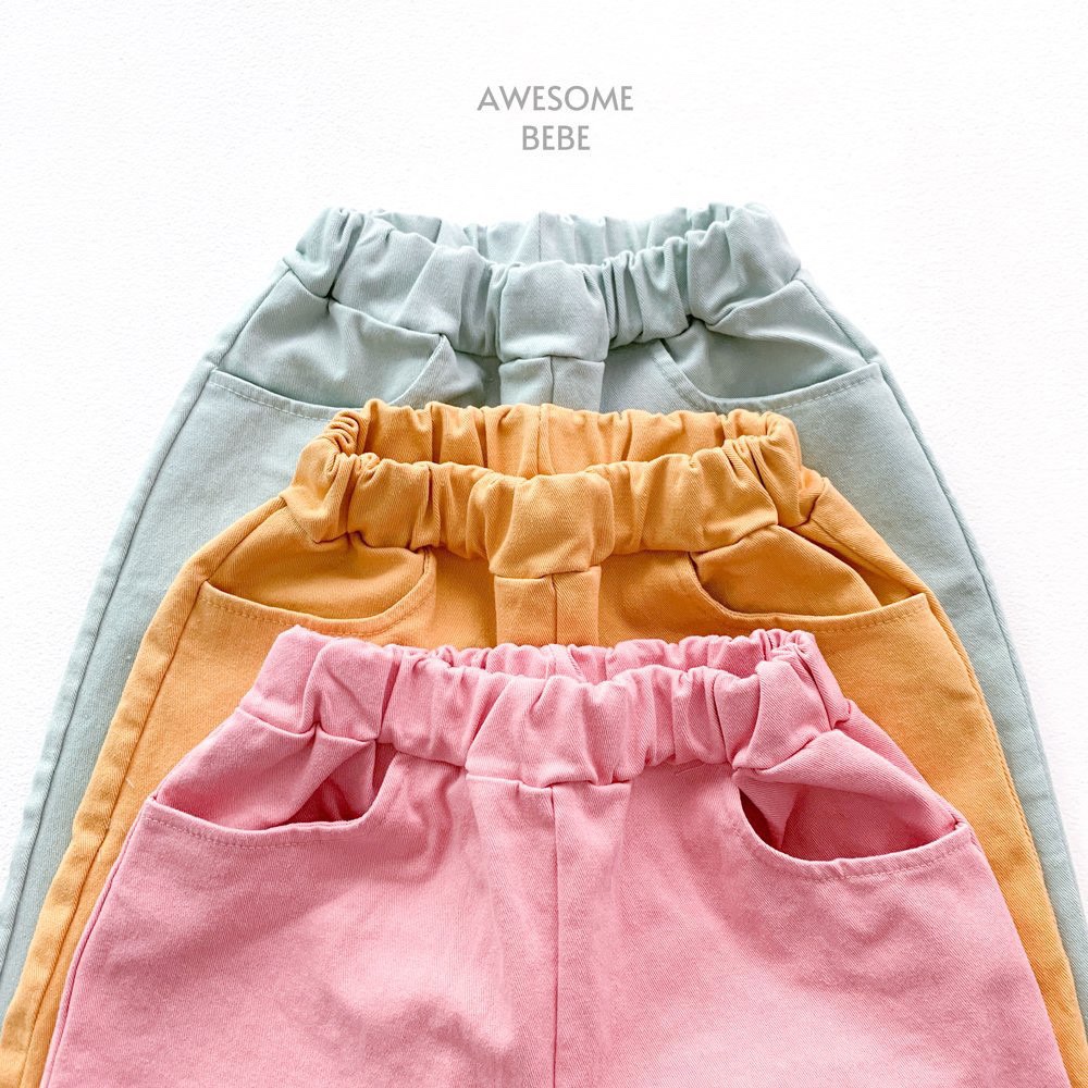 Awesome Bebe - Korean Children Fashion - #prettylittlegirls - Spring Cotton Pants - 6