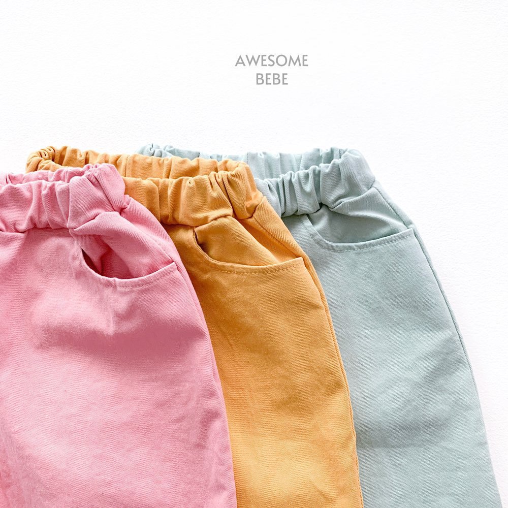 Awesome Bebe - Korean Children Fashion - #todddlerfashion - Spring Cotton Pants - 7