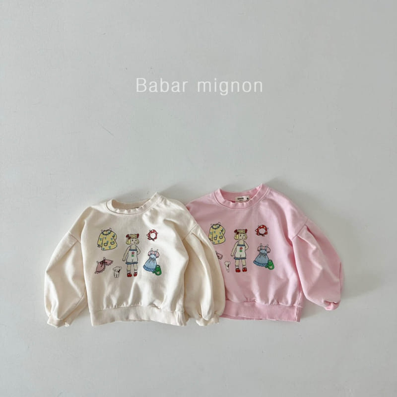 Babar Mignon - Korean Children Fashion - #Kfashion4kids - Doll Sweatshirt