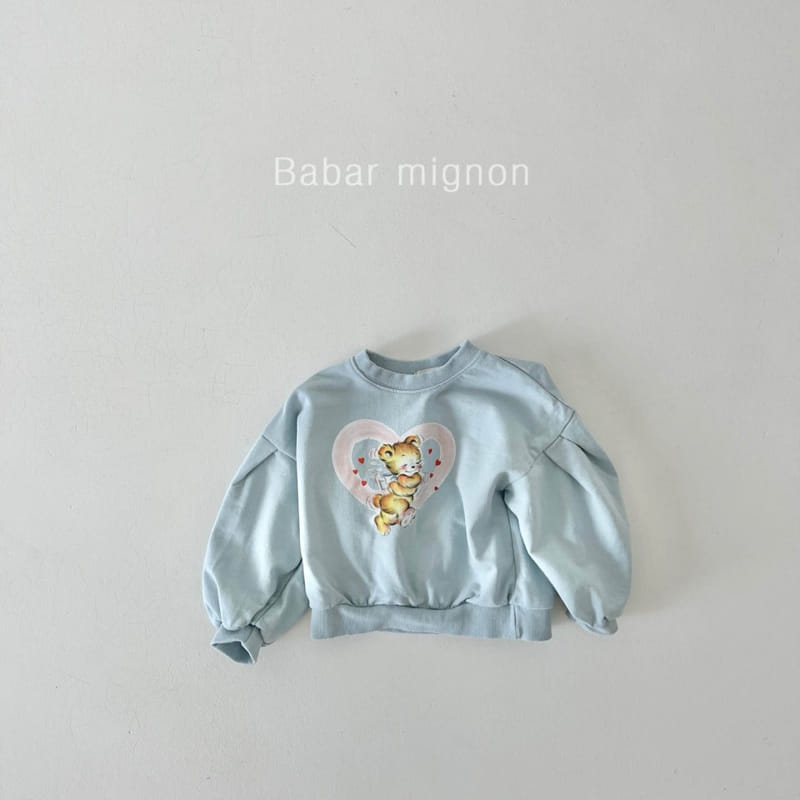 Babar Mignon - Korean Children Fashion - #childofig - Heart Bear Sweatshirt - 9