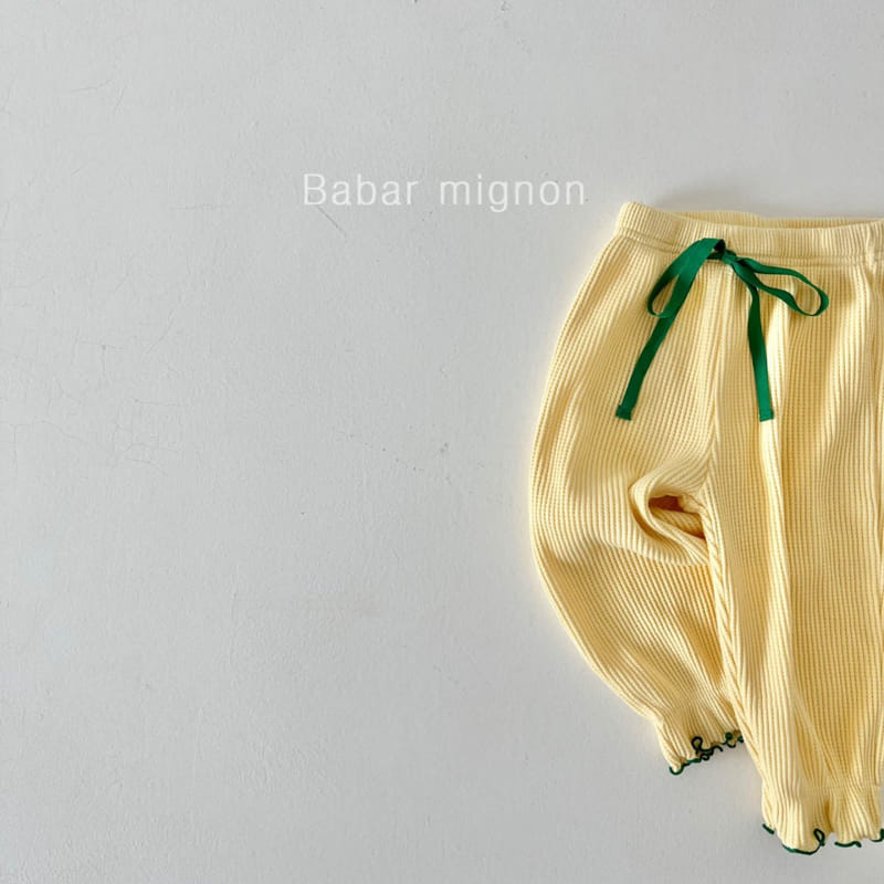 Babar Mignon - Korean Children Fashion - #childrensboutique - Waffle Pants - 10