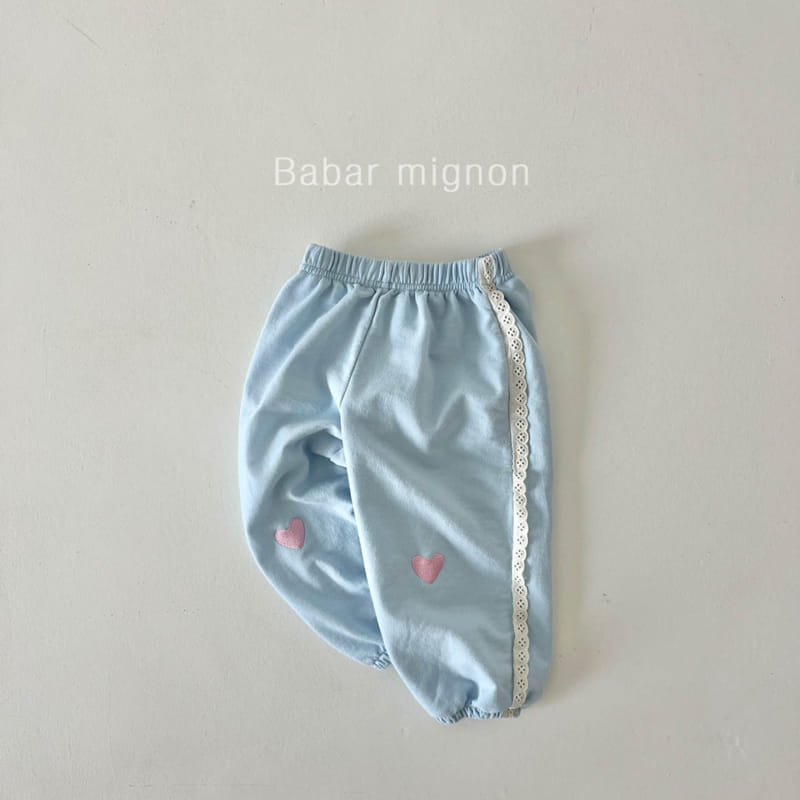 Babar Mignon - Korean Children Fashion - #childrensboutique - Heart Pants - 9