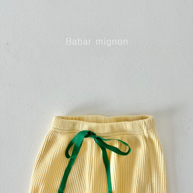 Babar Mignon - Korean Children Fashion - #designkidswear - Waffle Pants - 11