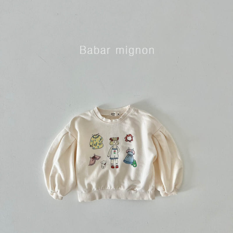 Babar Mignon - Korean Children Fashion - #designkidswear - Doll Sweatshirt - 9