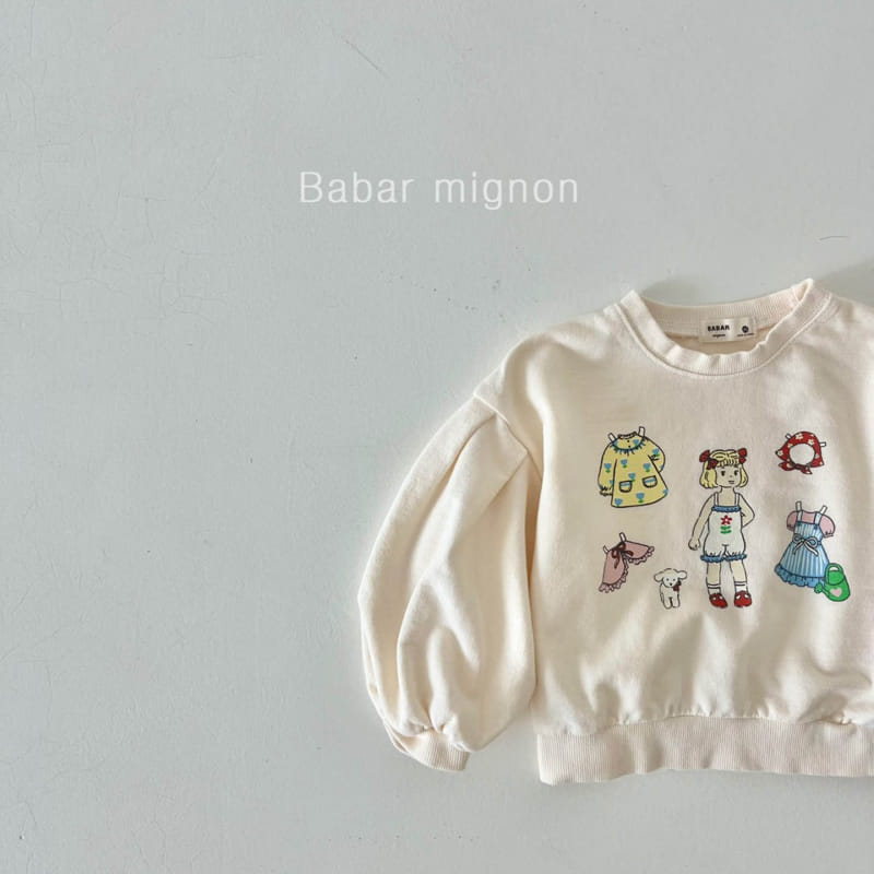 Babar Mignon - Korean Children Fashion - #discoveringself - Doll Sweatshirt - 10