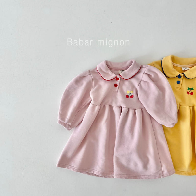 Babar Mignon - Korean Children Fashion - #discoveringself - Cherry One-piece - 2
