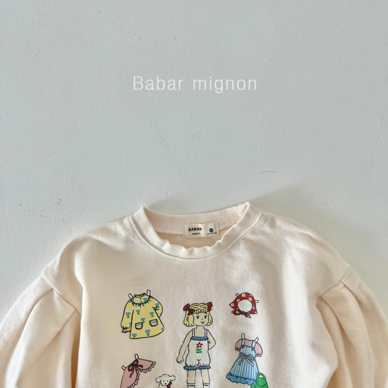 Babar Mignon - Korean Children Fashion - #fashionkids - Doll Sweatshirt - 11