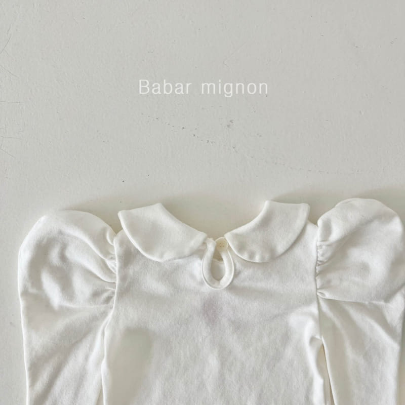 Babar Mignon - Korean Children Fashion - #kidsshorts - Heart Puff Tee - 9