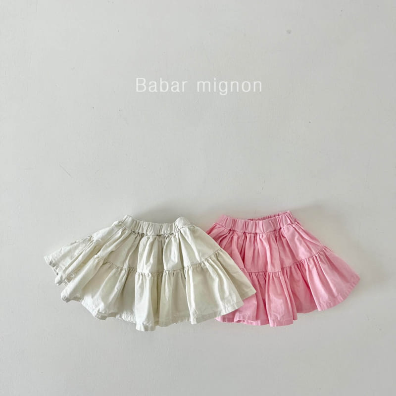 Babar Mignon - Korean Children Fashion - #kidsstore - Baba Cancan Skirt