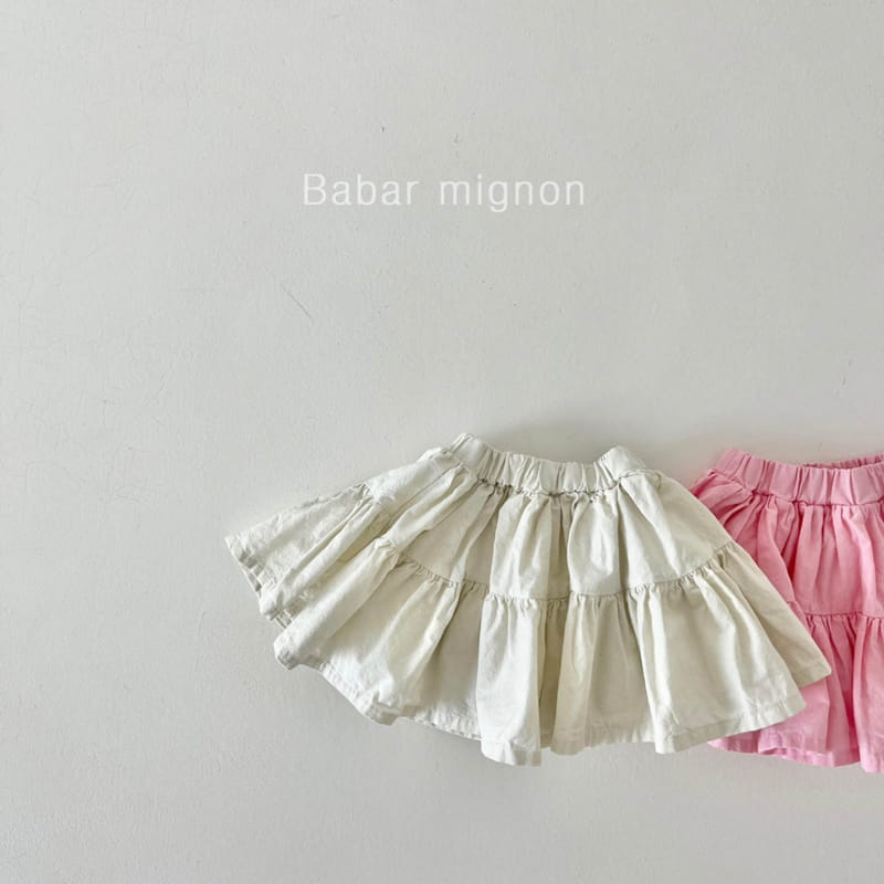 Babar Mignon - Korean Children Fashion - #kidzfashiontrend - Baba Cancan Skirt - 2