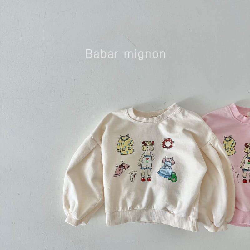 Babar Mignon - Korean Children Fashion - #littlefashionista - Doll Sweatshirt - 2