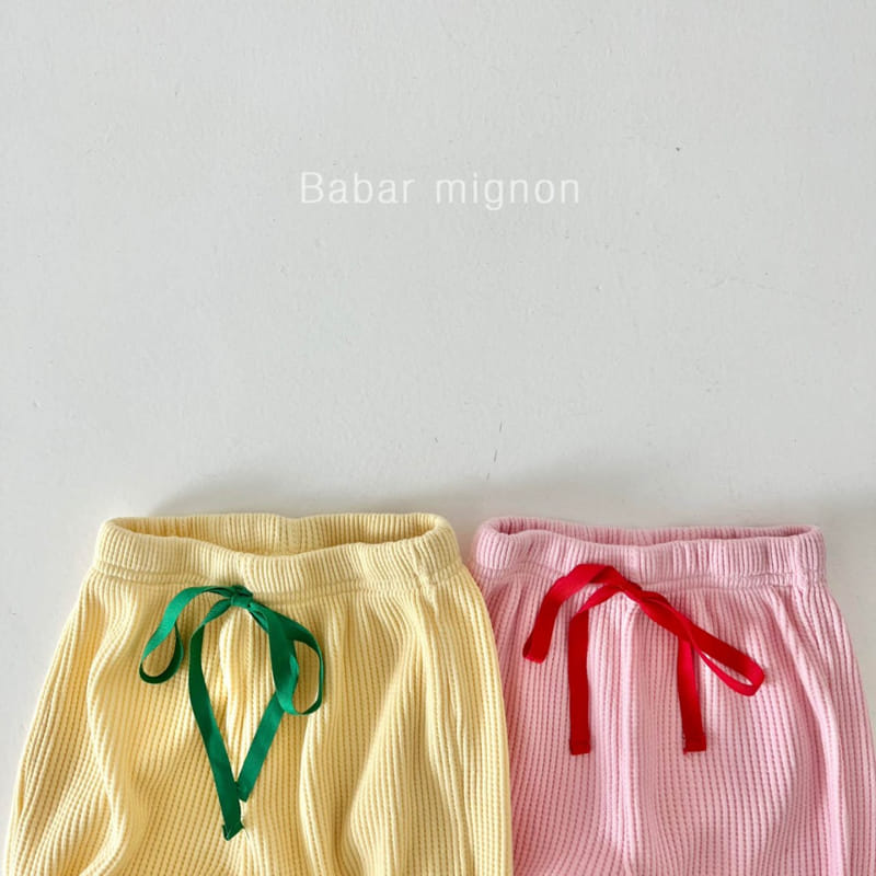 Babar Mignon - Korean Children Fashion - #magicofchildhood - Waffle Pants - 3