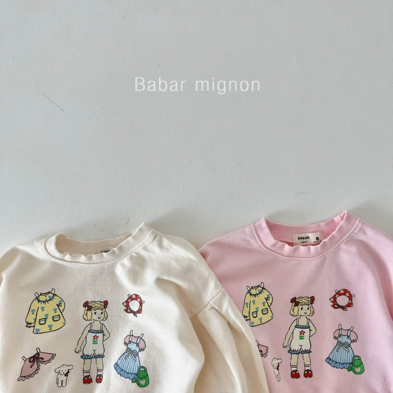 Babar Mignon - Korean Children Fashion - #magicofchildhood - Doll Sweatshirt - 3